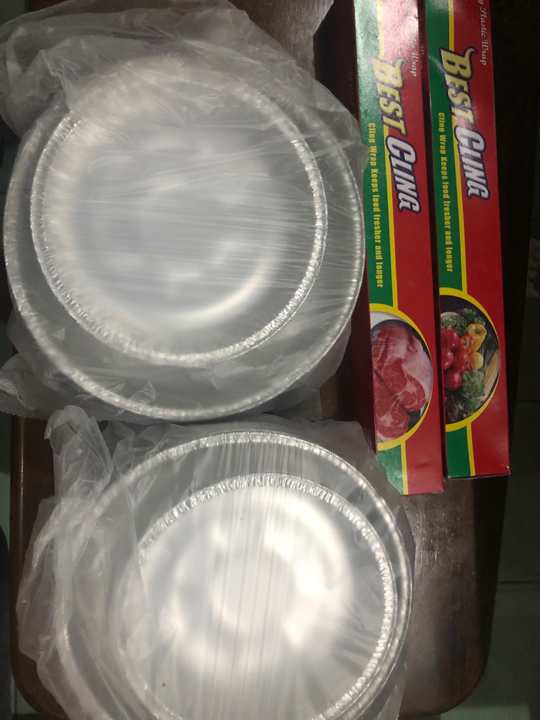 @25pcs Alumunium Foil Tray Rx-1200 / Aluminium Rx-1200 + Tutup Bulat