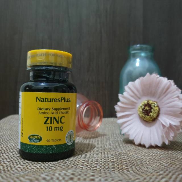 Jual Natures Plus, Zinc 10mg, 90 tablet (Expired 2024) Shopee Indonesia