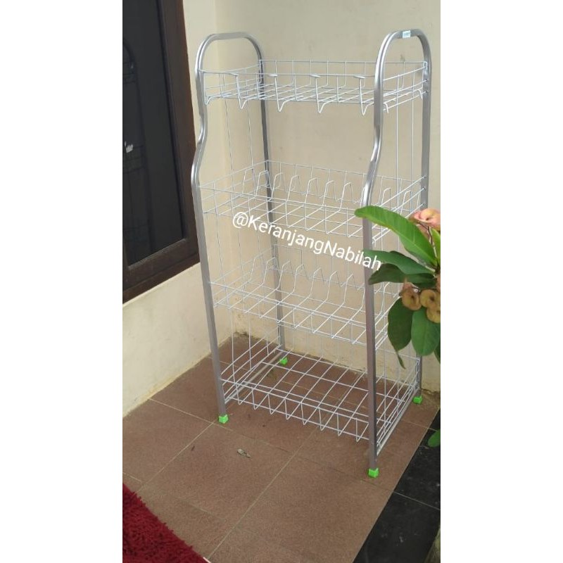 Rak Piring Almunium susun 4 Golden Harmony