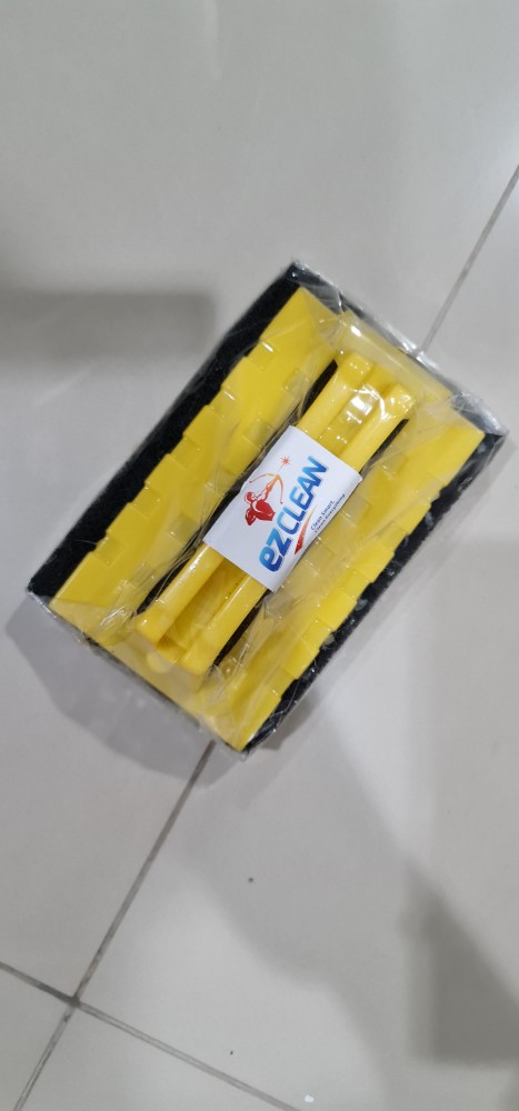 Ezclean Black Pad Sikat Lantai Sikat Keramik Porselen Sikat Kamar Mandi Kloset Scouring Pad Premium