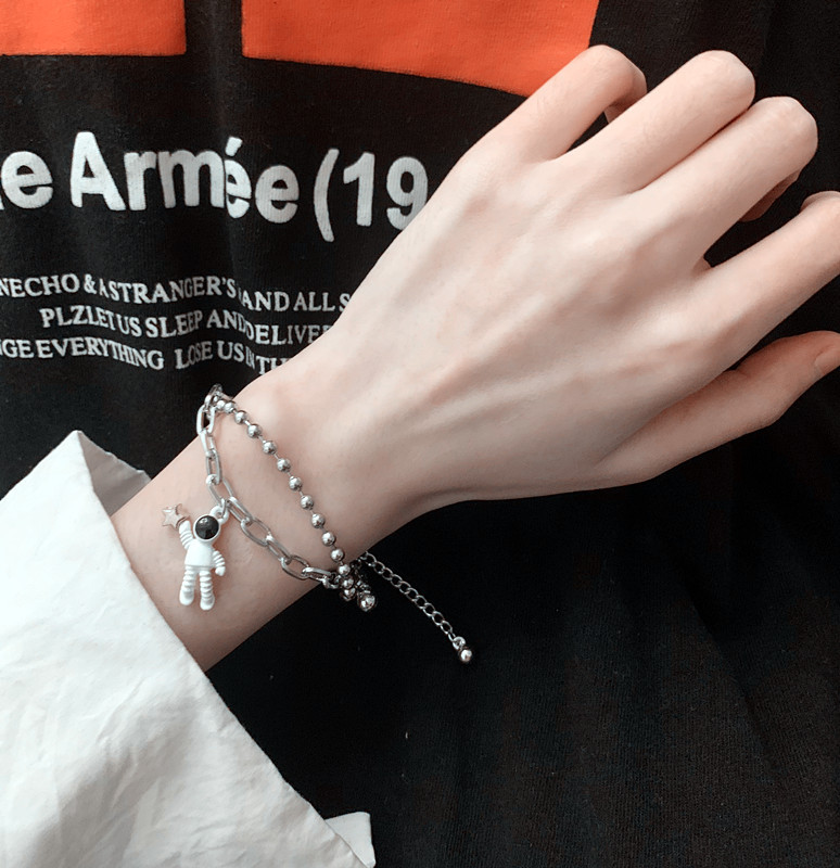 Gelang Multilayer Desain Astronot Luar Angkasa Untuk Pasangan