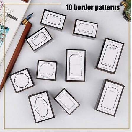 Wooden Stamp - Frame Border Series