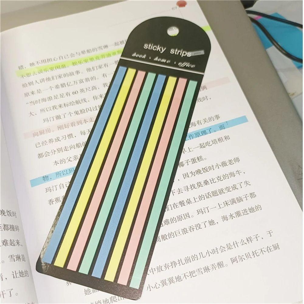 Lanfy Stiker Warna Hadiah Anak Kantor Membaca Neon Alat Tulis Mahasiswa Index Tabs Bendera