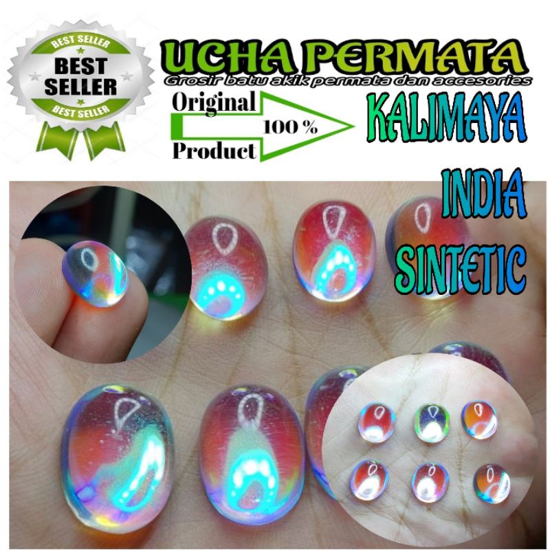 Batu akik kalimaya sintetic kalimaya india / kalimaya opal banten tidak asli