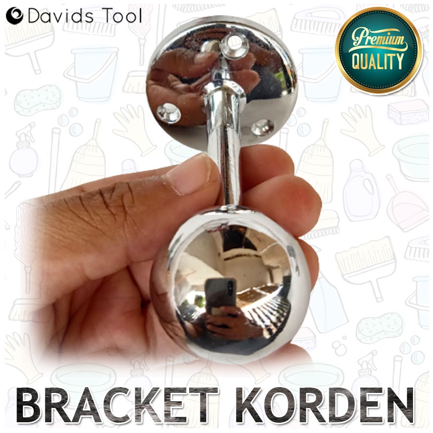 Bracket Gorden End Cup Pipa Bulat model P Huben 1 Inch