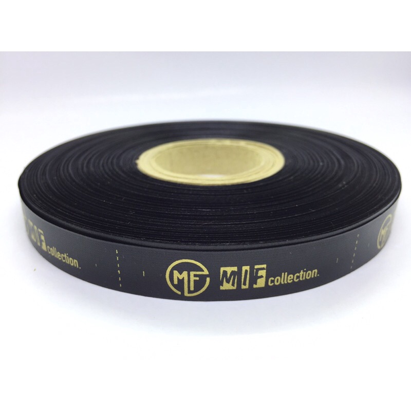 

Label sateen hitam