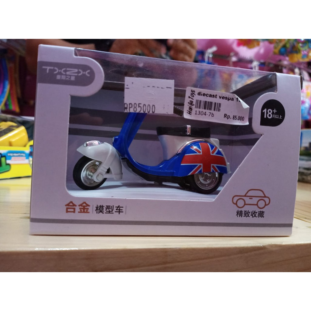 diecast vespa kecil / mainan anak / diecast motor