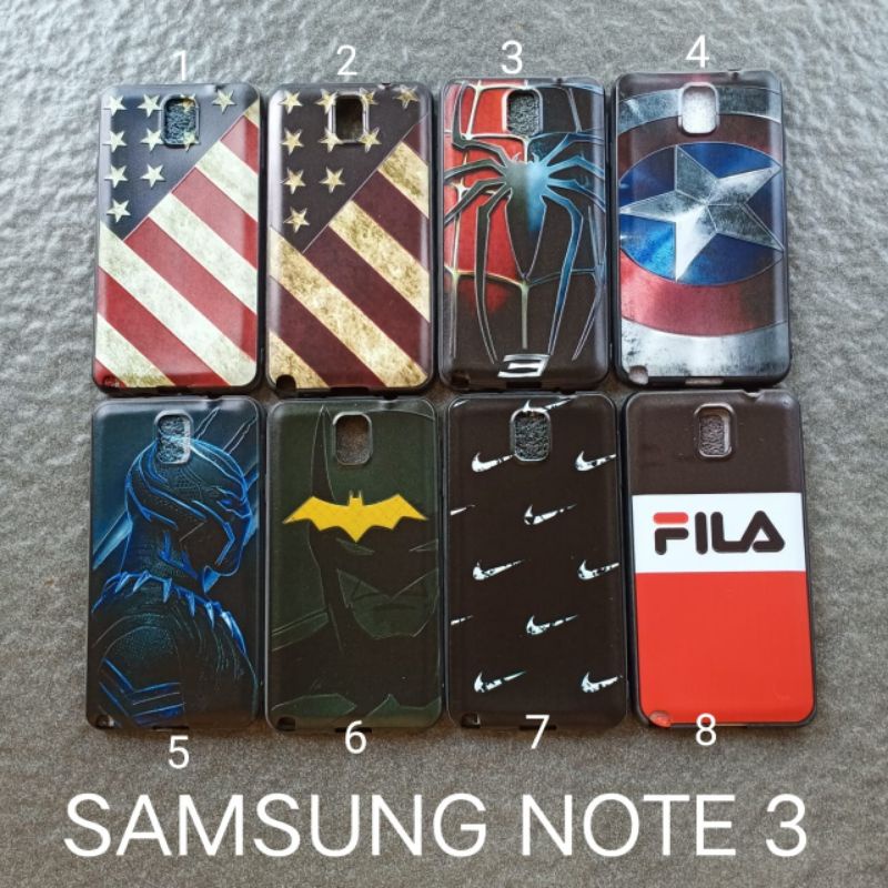 Case gambar Samsung Note 3 N900 N9000 motif cowok soft softcase softshell silikon cover casing kesing housing