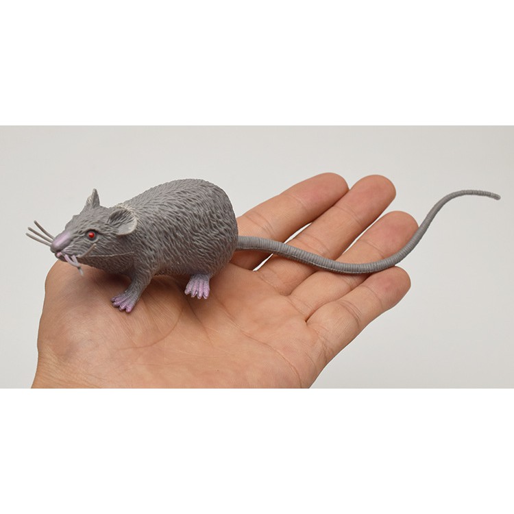 TIK mainan gag prank toy squishy karet tikus got laboratorium lab mouse