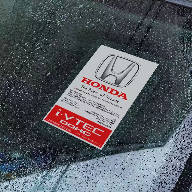 Sticker Dekorasi Kaca Depan Mobil Honda Civic CRV Accord Jazz HRV CRZ