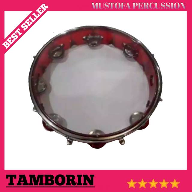 Tamborin | riq | kecrik | mika transparan