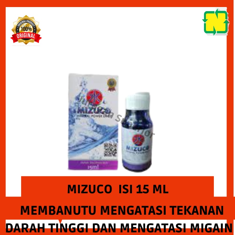 MIZUCO Mineral Power Drop 1 Botol @15ml | Mizuco Mineral Alkaline Power Drop |