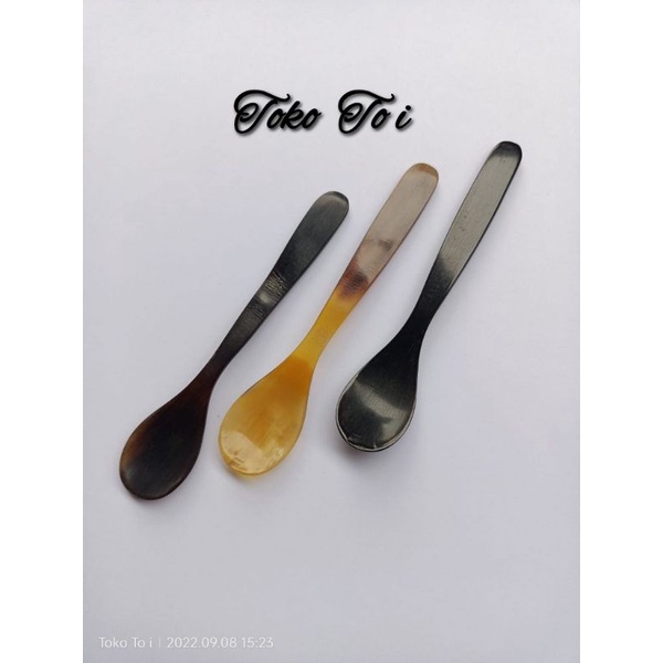 sendok tanduk farmasi sendok teh tanduk