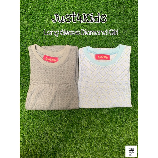 Long Sleeve Diamond Girl/Kaos Panjang Anak Perempuan-Just4Kids