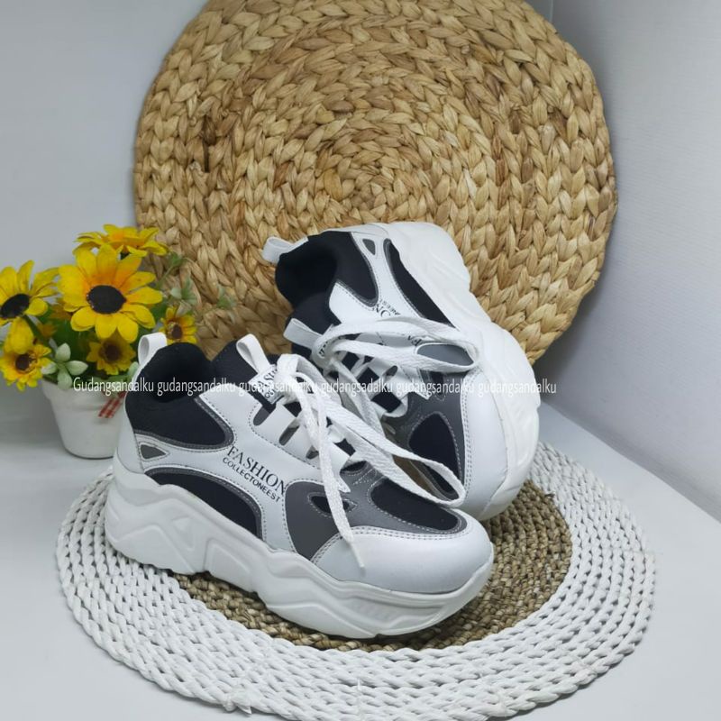PROMO 12.12 BIGSALE Sneaker wanita fashion korea Bonus Masker Kf94 Sneaker korea Sepatu HPD491