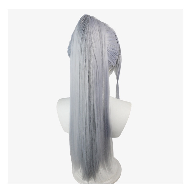 LOL-62 wig kamisato ayaka genshin impact rambut palsu cosplay