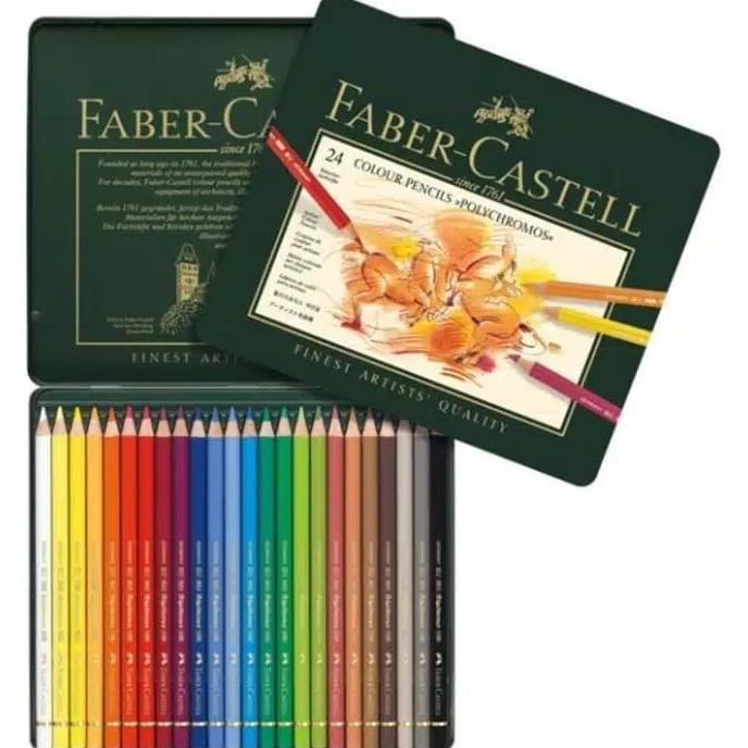 

Faber Castell Polychromos Color Pencils Tin 24 Warna ---READY---