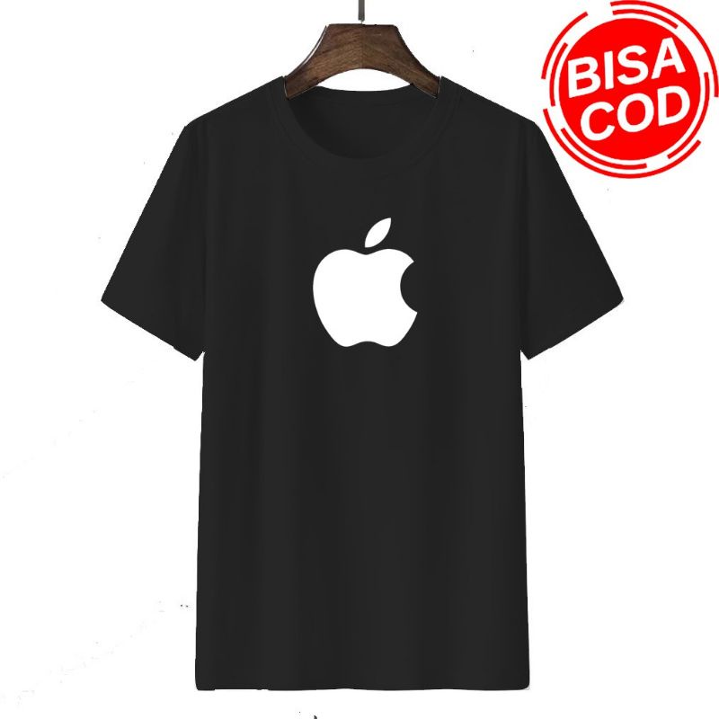 Kaos Pria Distro Katun Apple Dada