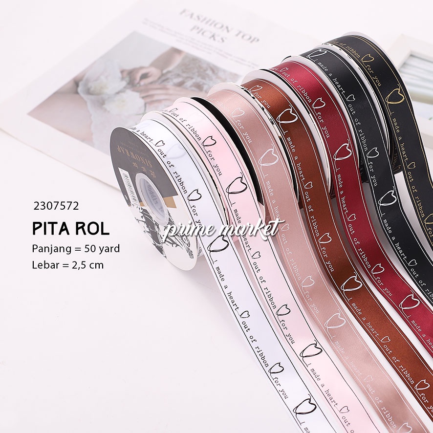 

Pita Roll Buket Bunga Pita Kado Flower Bouquet Ribbon Pita Roll 45 METER (2307572)