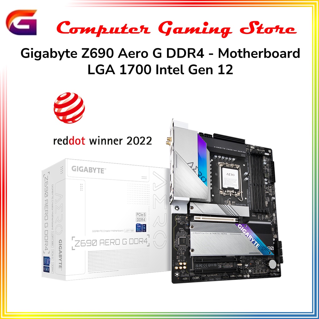 Gigabyte Z690 Aero G DDR4 - Motherboard LGA 1700 Intel Gen 12