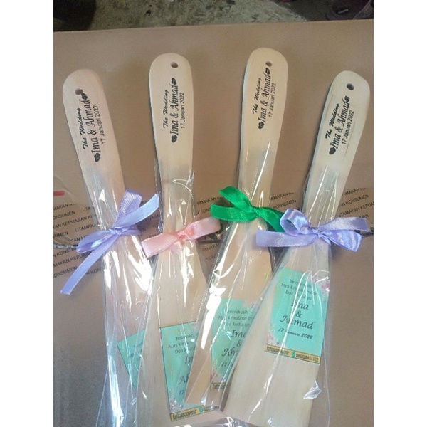 souvenir pernikahan spatula,solet