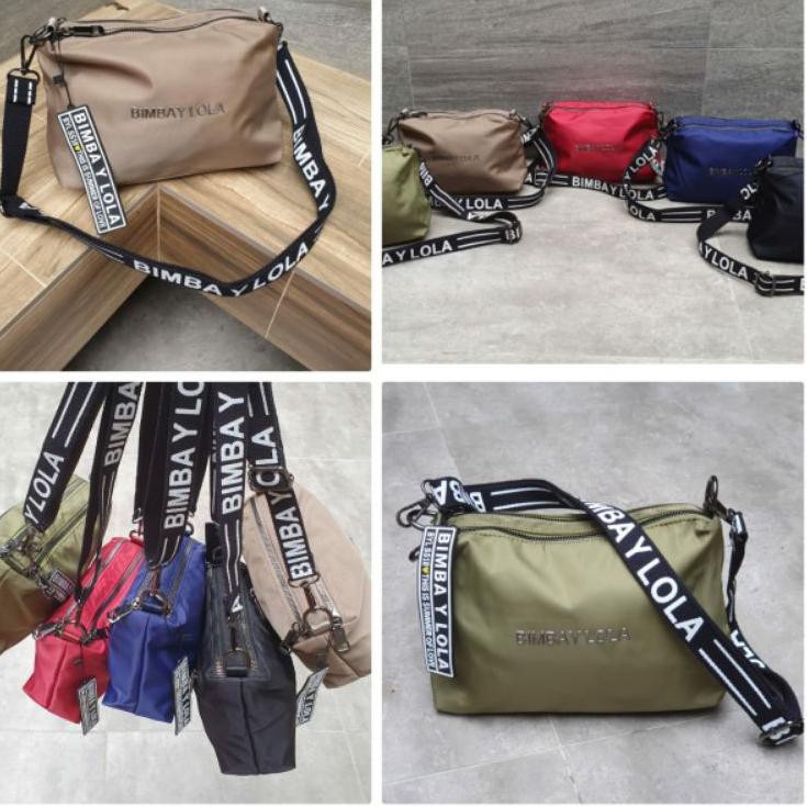 CR889-BYL Tas Selempang Wanita Import Bimba Y Lola 3Ruang .