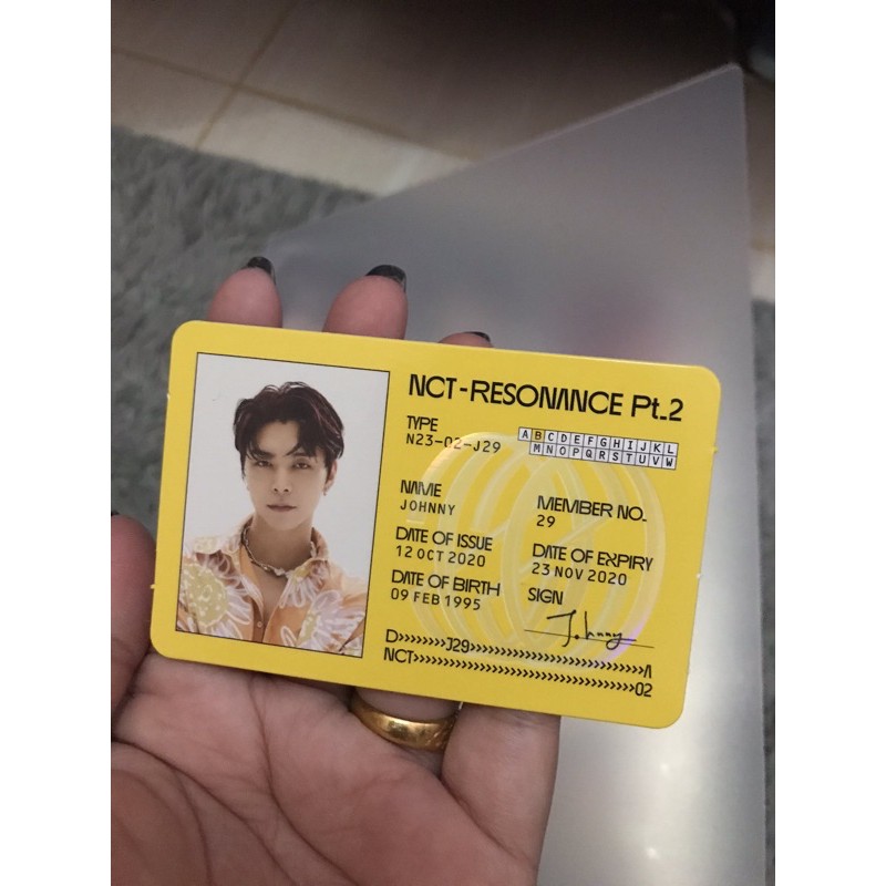 id card johnny departure