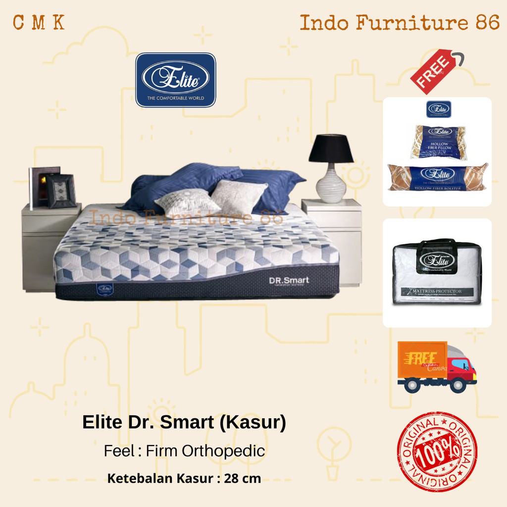 Kasur Elite DR SMART (Kasur Saja) Spring Bed