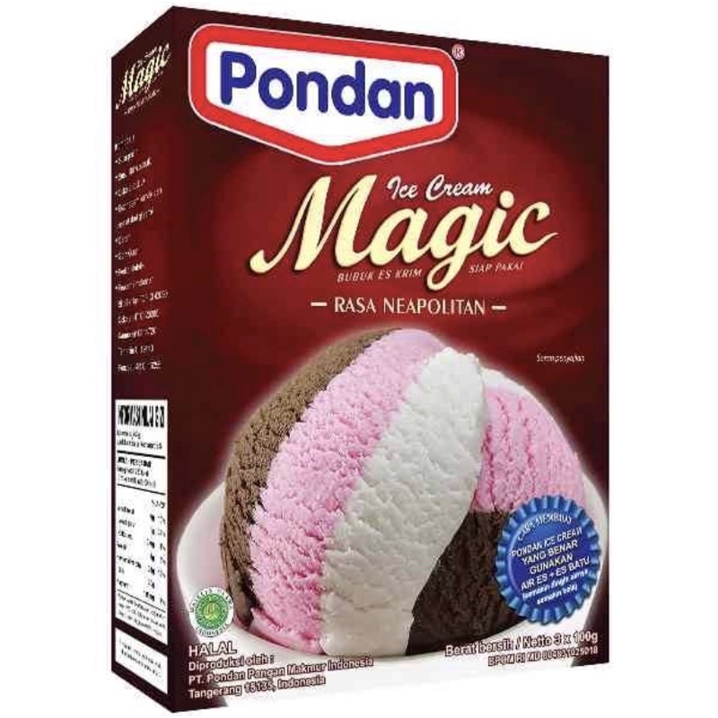 

Pondan Ice Cream Neapolitan 300gr