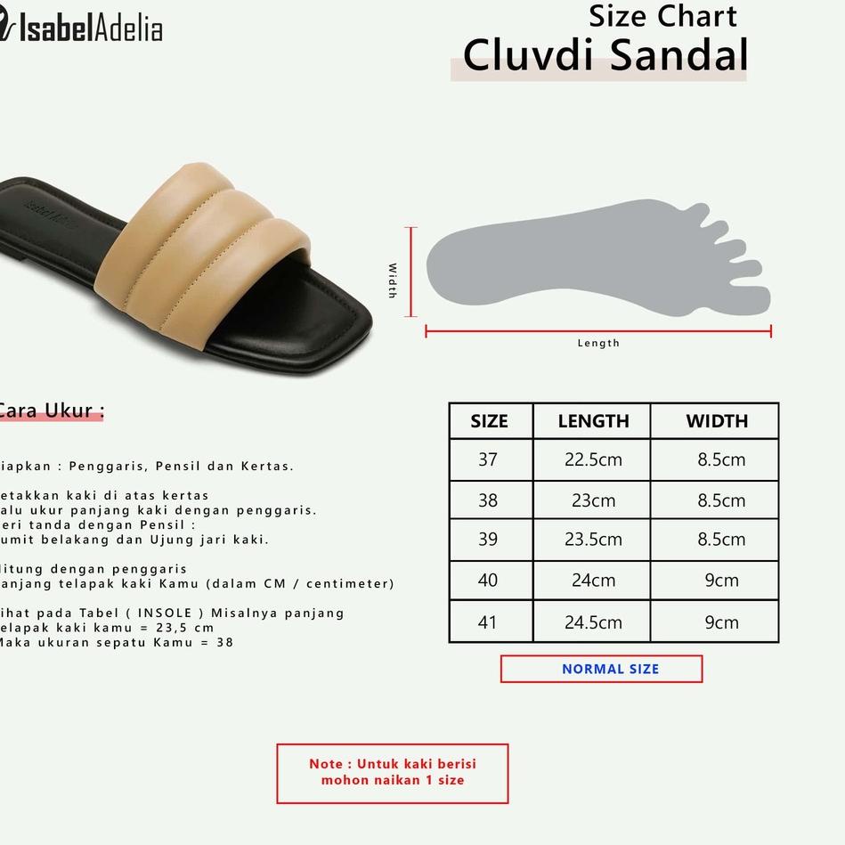 Banyak Dipakai.. Isabel Adelia Sendal Jepit Wanita CLUVDI Slip Sandal
