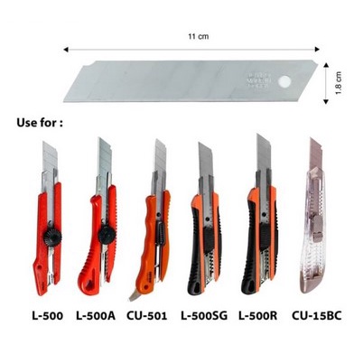 

Cutter Blade Refill Isi Pisau Pemotong/ Cutter Refill L150