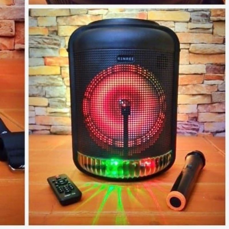 SPEAKER SPEKER BLUETOOTH RINREI 8899 R BONUS 1 MIC WIRELESS