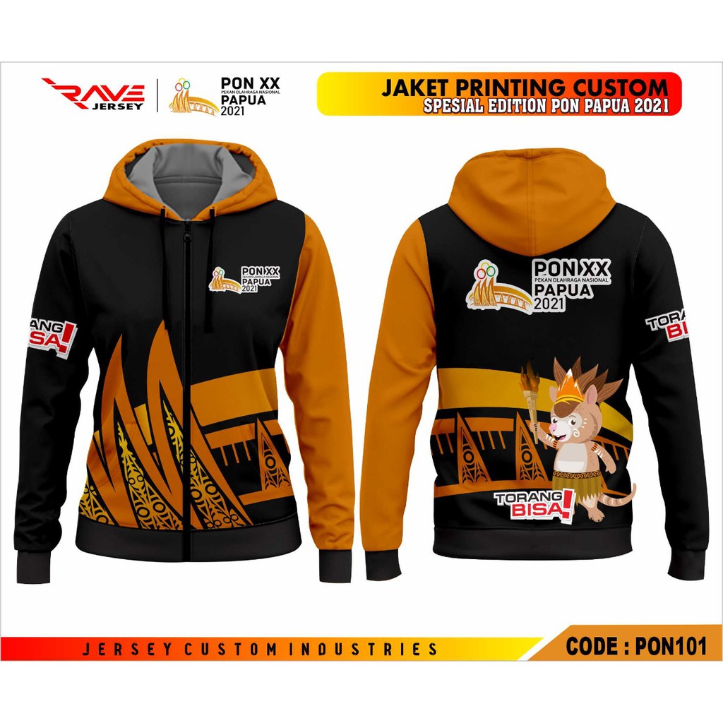 JAKET PON XX PAPUA 2021 EDISI 1 JAKET PON PAPUA JAKET PON PRINTING JAKET PRINTING JAKETSUBLIM
