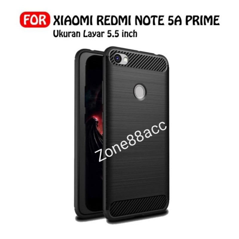 Redmi Note 5A Prime Silicon Case Softcase iPAKY Carbon Casing Cover TPU