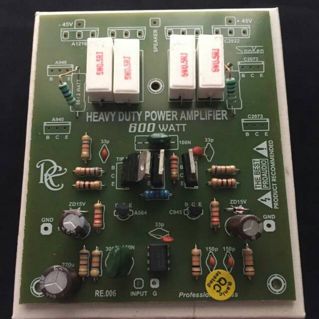 KIT POWER DRIVER MONO 600 WATT