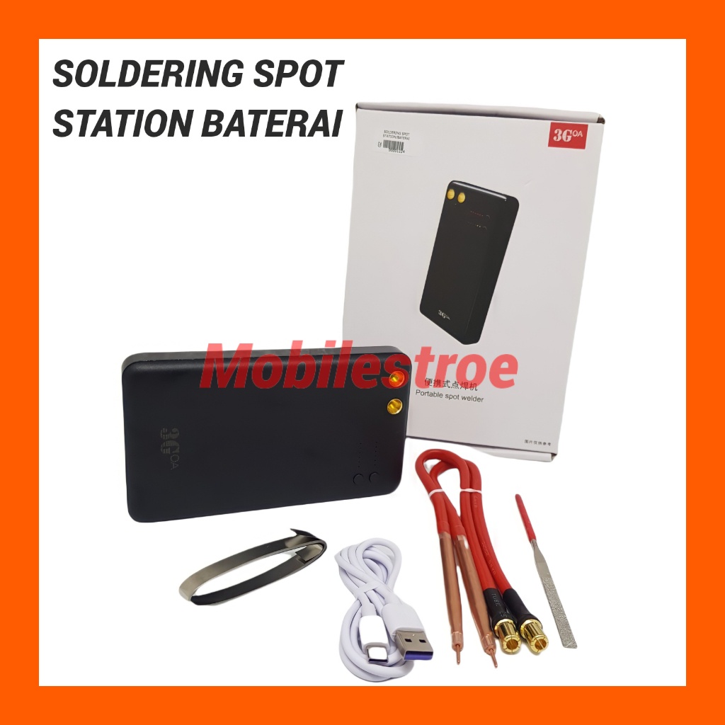 SOLDERING SPOT STATION BATERAI / LAS TITIK SPOT WELDER PORTABLE
