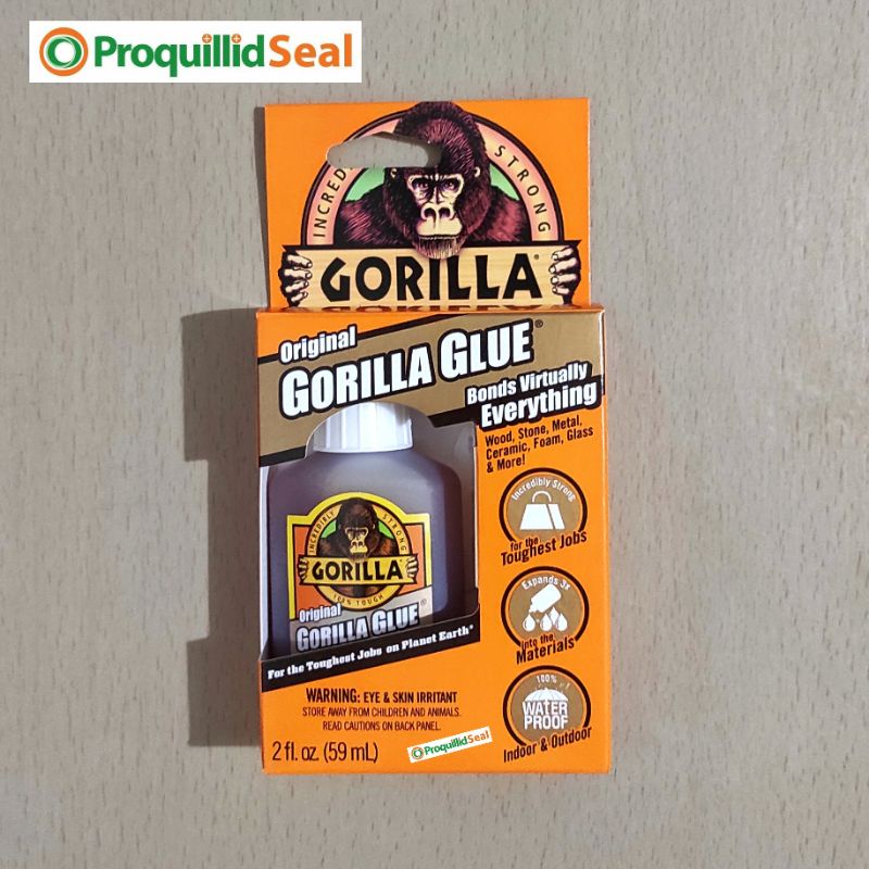 

LEM ORIGINAL GORILLA GLUE WATERPROOF BESI KACA FOAM BATU KAYU 59ML 2OZ