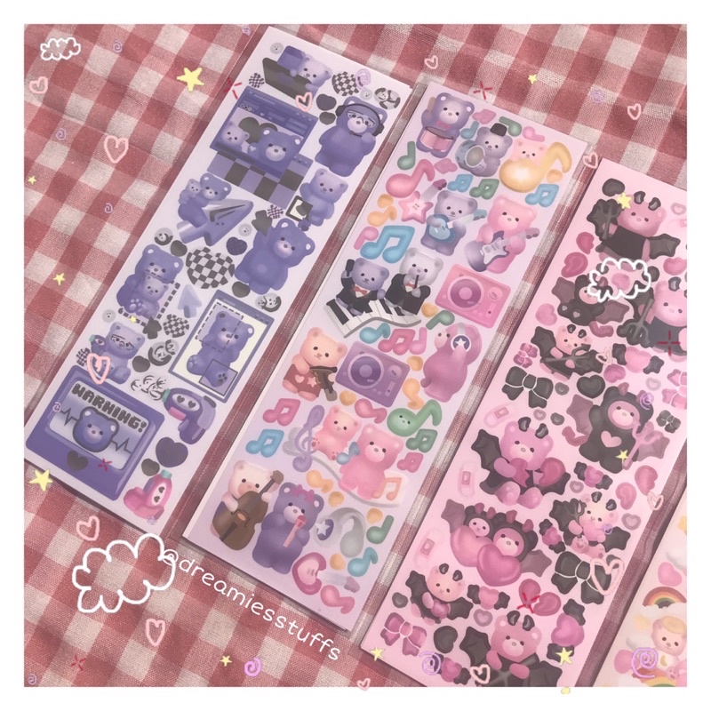 

(Dream 2 ) Gummy bear aesthetic deco sticker