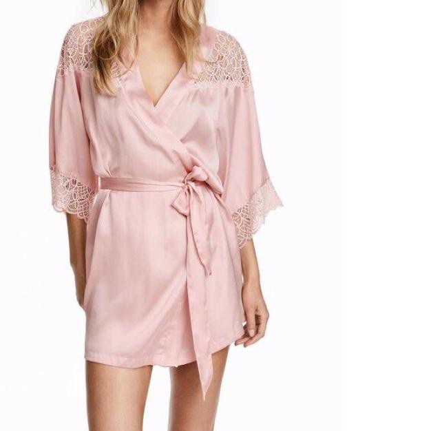 Ω HnM kimono original high quality/kimono baju tidur/baju tidur satin grade A no reject ←