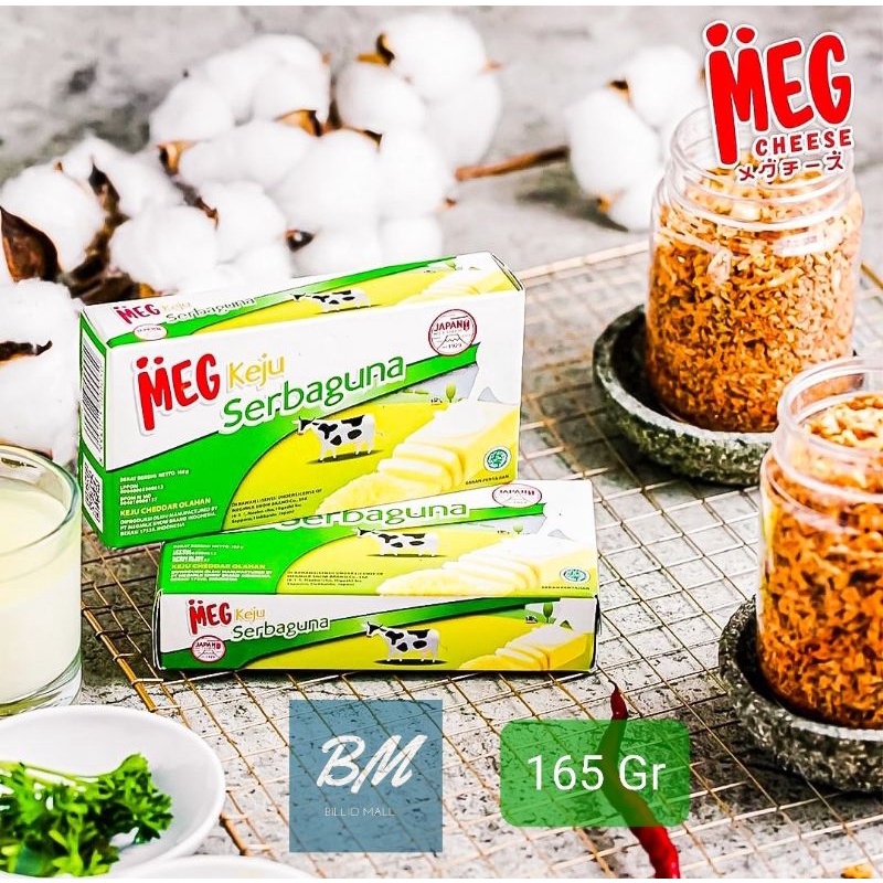 

MEG Keju Serbaguna 165 gr / Keju Cheddar MEG Serbaguna 165 gr / Keju Parut MEG 165 gram