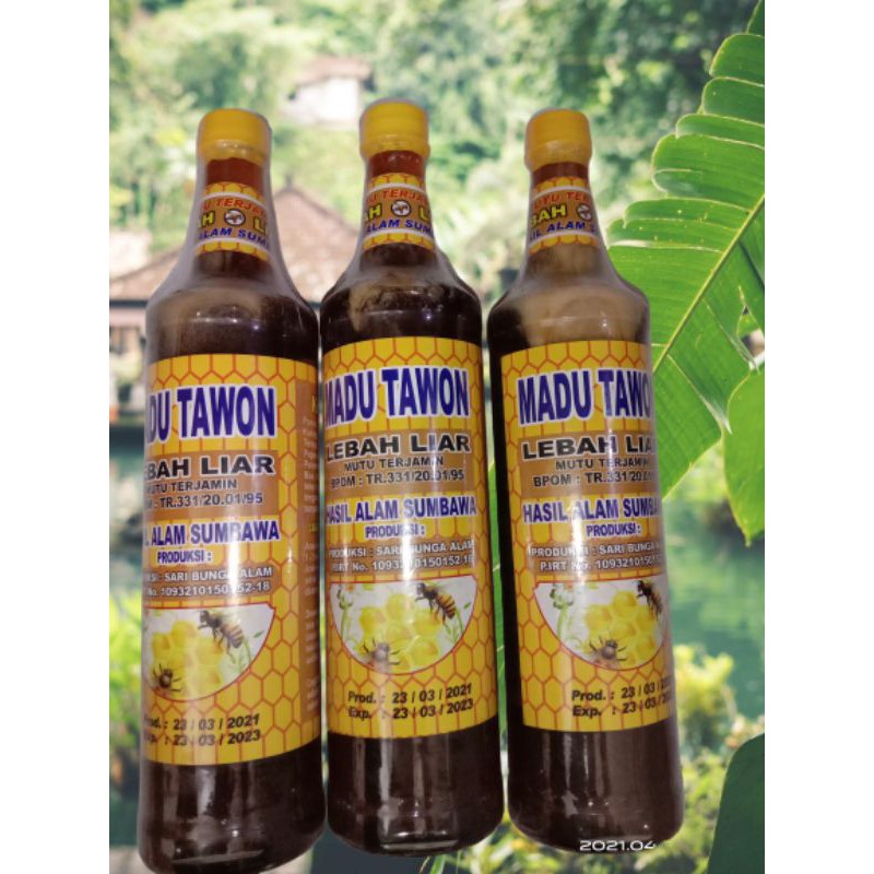 

Madu Tawon/Lebah Liar/Hasil Alam Sumbawa/BPOM