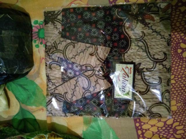 Bswart Batik Hrb026 Kenongo Hem Pendek Padi Pekalongan M L Xl Batik Pria Murah Modern Grosir