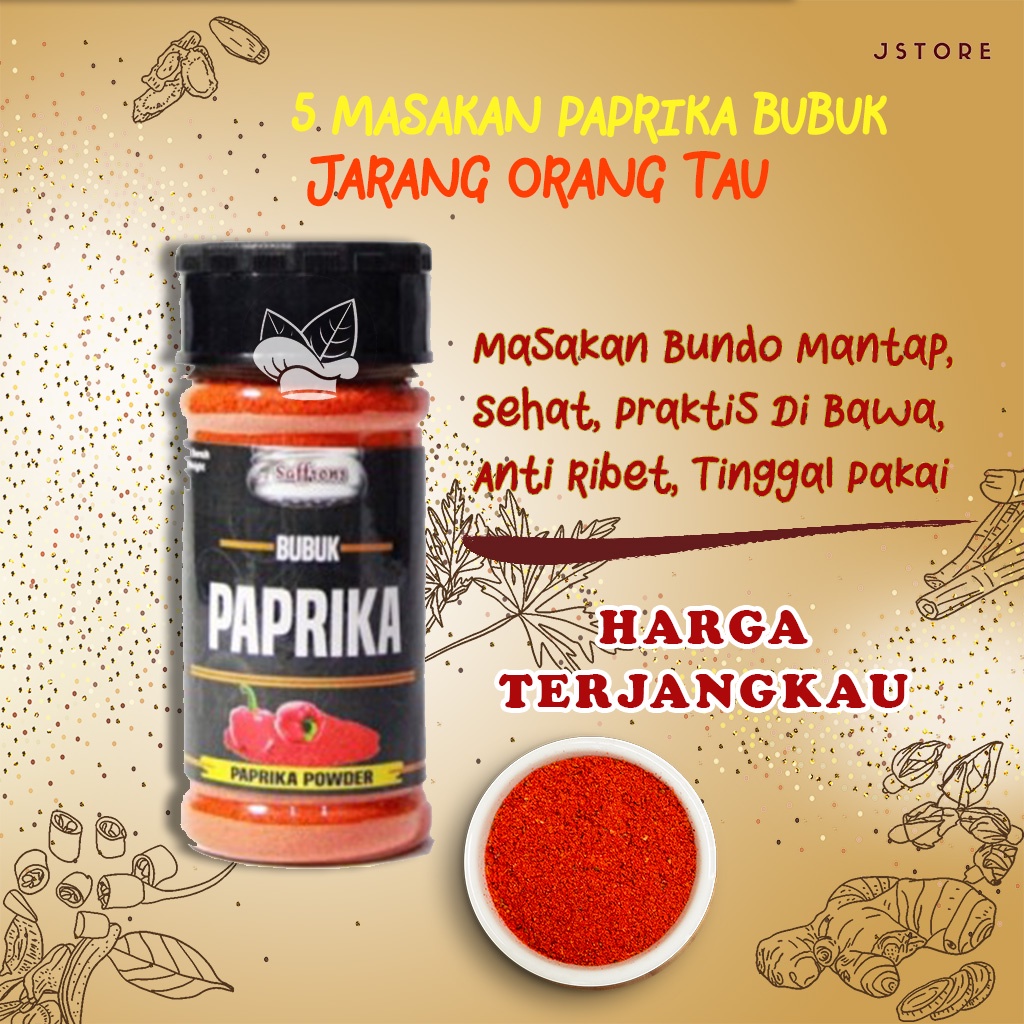 

Paprika Bubuk Bumbu Masak Dapur Bumbu Rempah Herbal Paprika Powder Premium Quality 15g