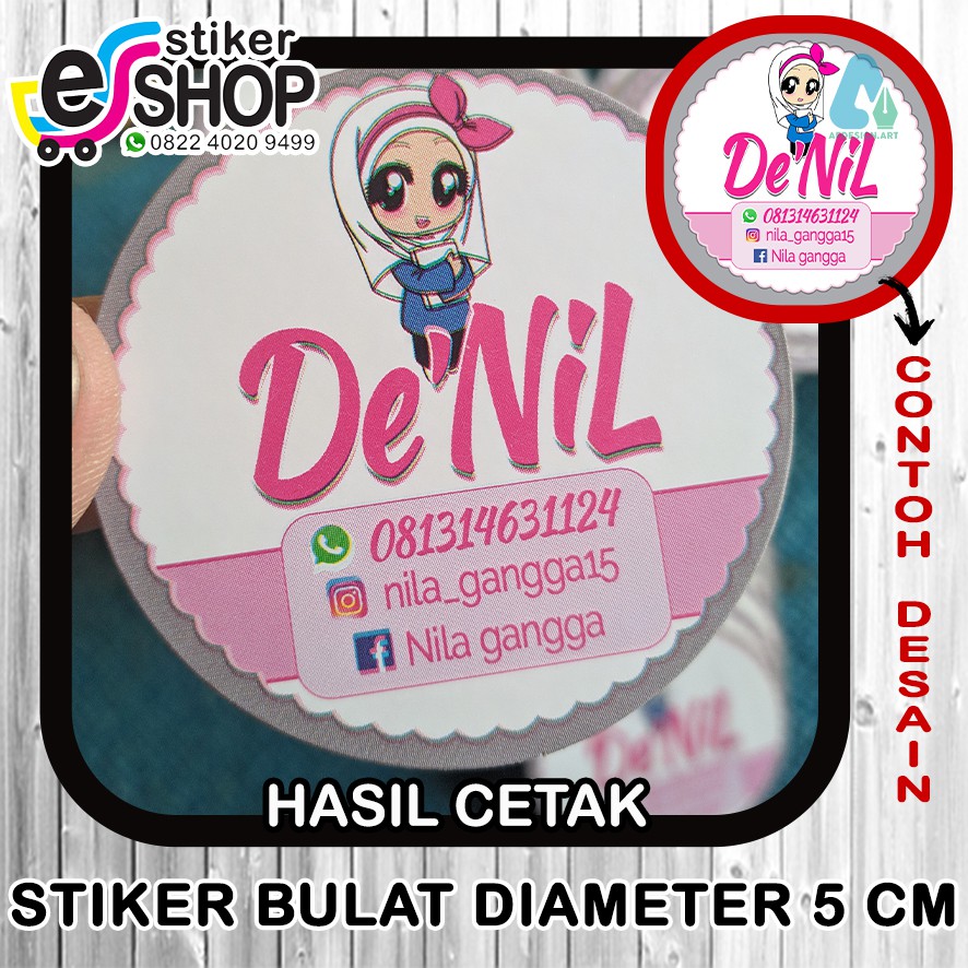 

STIKER BULAT 5 CM (1000PCS)
