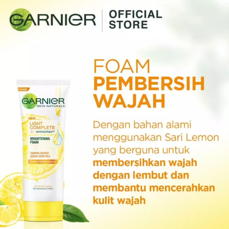 GARNIER Sabun Cuci Muka Bright Complete - Sakura Glow 100 Ml