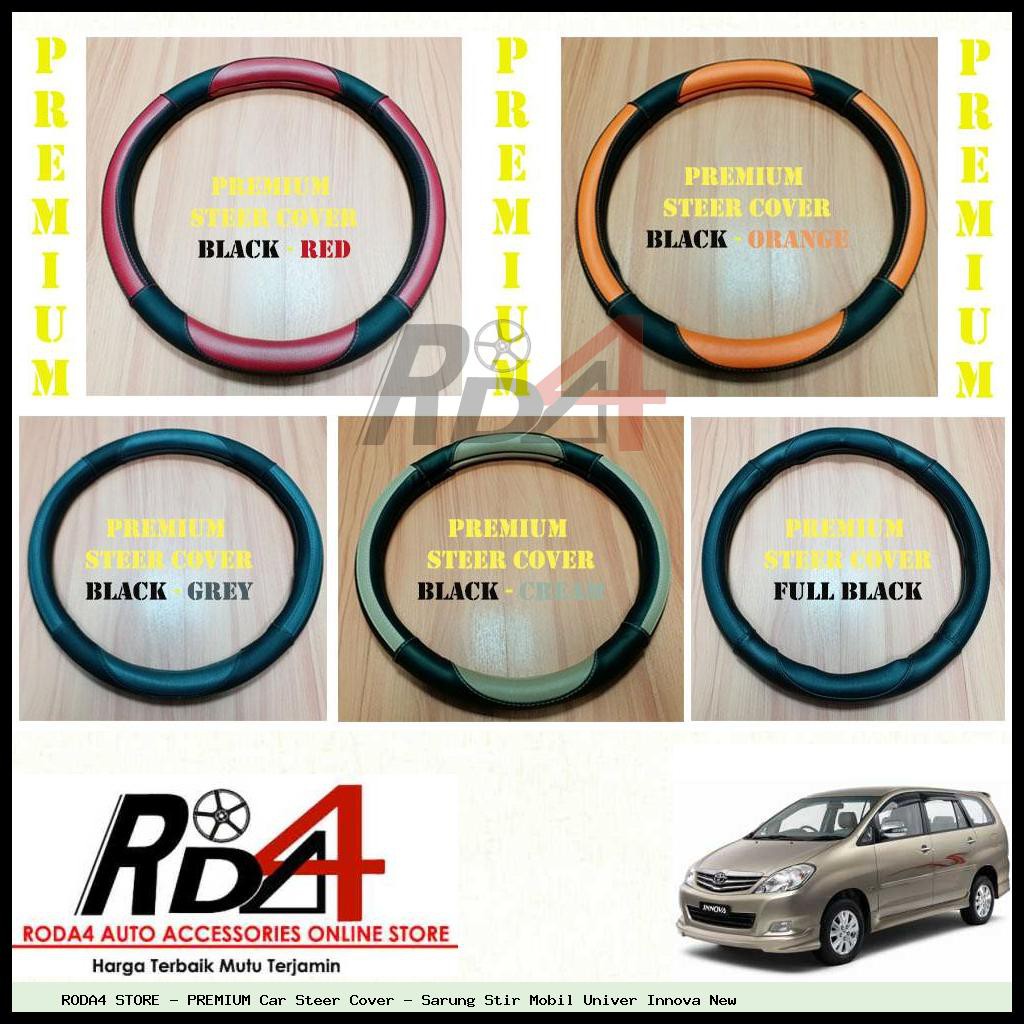 PREMIUM Car Steer Cover - Sarung Stir Mobil Univer Innova New