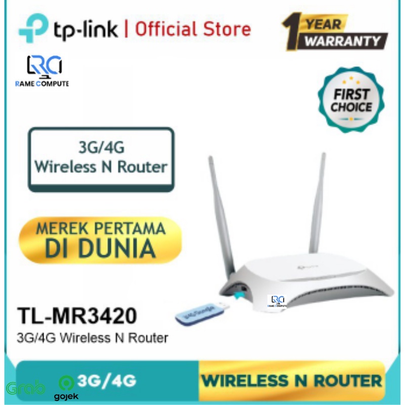 TP-LINK TL-MR3420 WIRELESS N Router 2 antena SUPPORT MODEM 4G ALL GSM