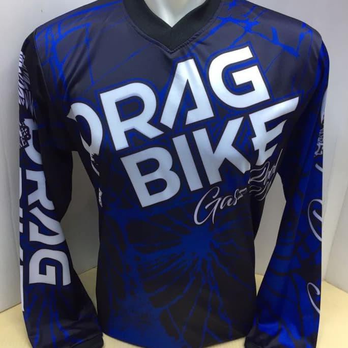kaos jersey motor cross-baju motor drag bike biru 806 -gallspt