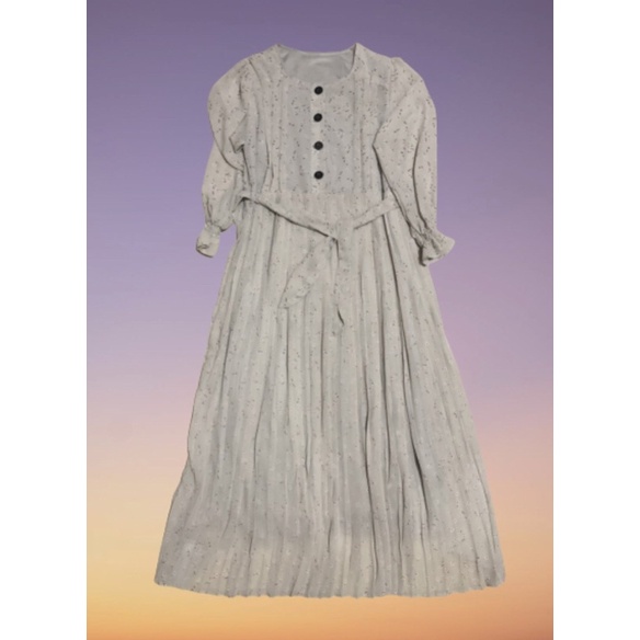 Yuna Fashion Gamis Impor Gamis plisket Gamis busui