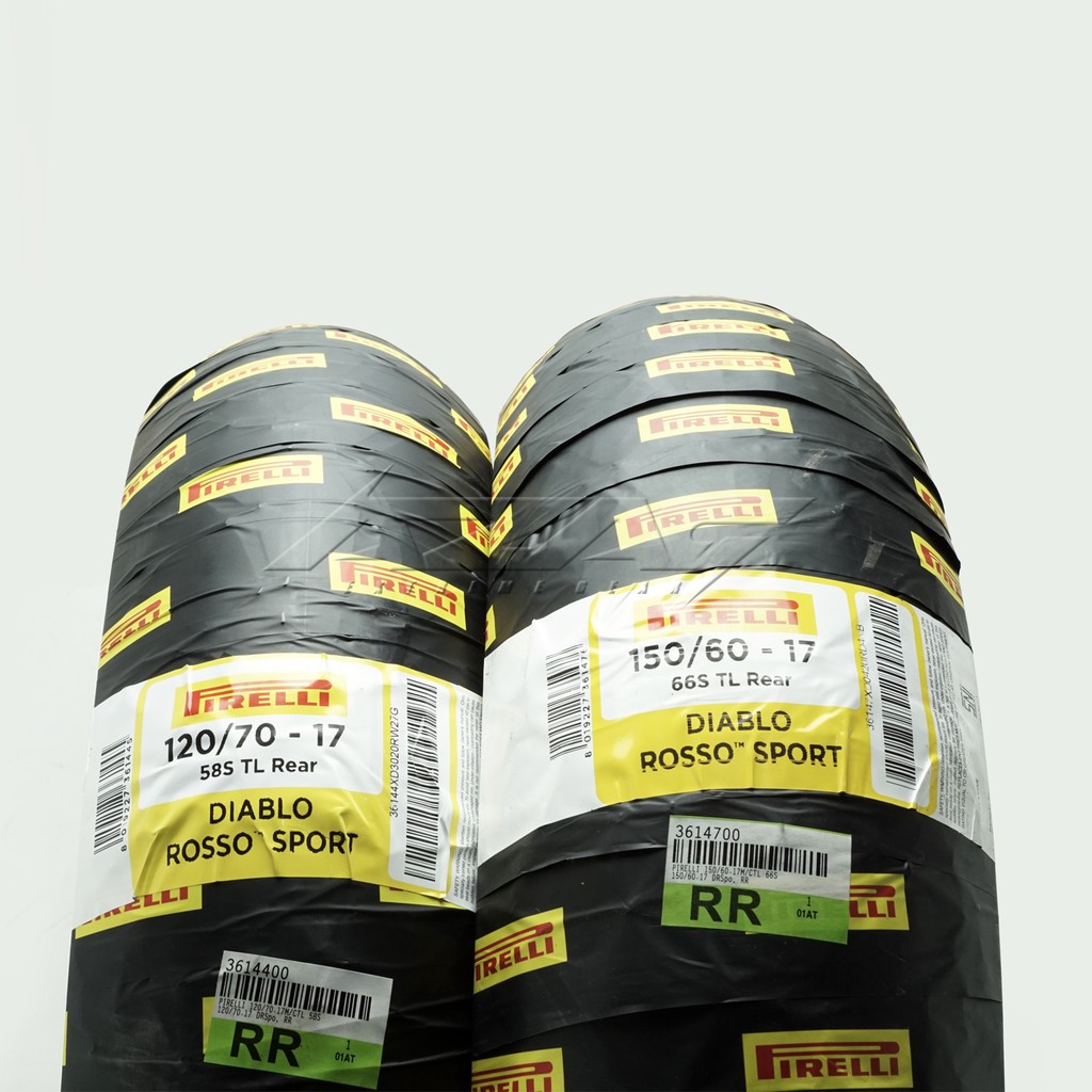 BAN PIRELLI DIABLO ROSSO SPORT ring 17 120/70 150/60 modif supermoto